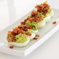 Avocado Deviled Eggs - Zulay Kitchen