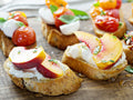 Garlic Peach Bruschetta Recipe - Zulay Kitchen