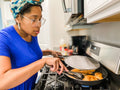 Carmen Uses Our Splatter Screen To Make Delicious Empanadas! - Zulay Kitchen