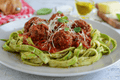 Keto Meatballs Zucchini Pasta - Zulay Kitchen