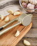 Zulay Kitchen Garlic Tools Collection - Garlic and Garlic Press.