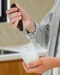 Zulay Kitchen Handheld Milk Frothers Collection - Frothing Milk Using Milk Frother. 