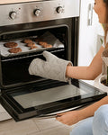 Kitchen Textiles Collection - Baking cookies with Zulay Kitchen Baking Sheets. 