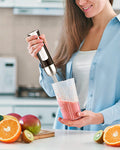 Zulay Kitchen Immersion Blender Collection - Making Breakfast Smoothie Using Immersion Blender.