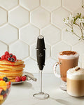 Zulay Kitchen Milk Frother Stands Collection - Milk Frother with Stand on a Kitchen Counter. 