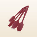 Silicone Spatula Set 4 Pieces Red by Zulay Kitchen