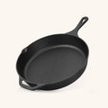 12.5-Inch Pre-Seasoned Cast Iron Skillet by Zulay Kitchen 