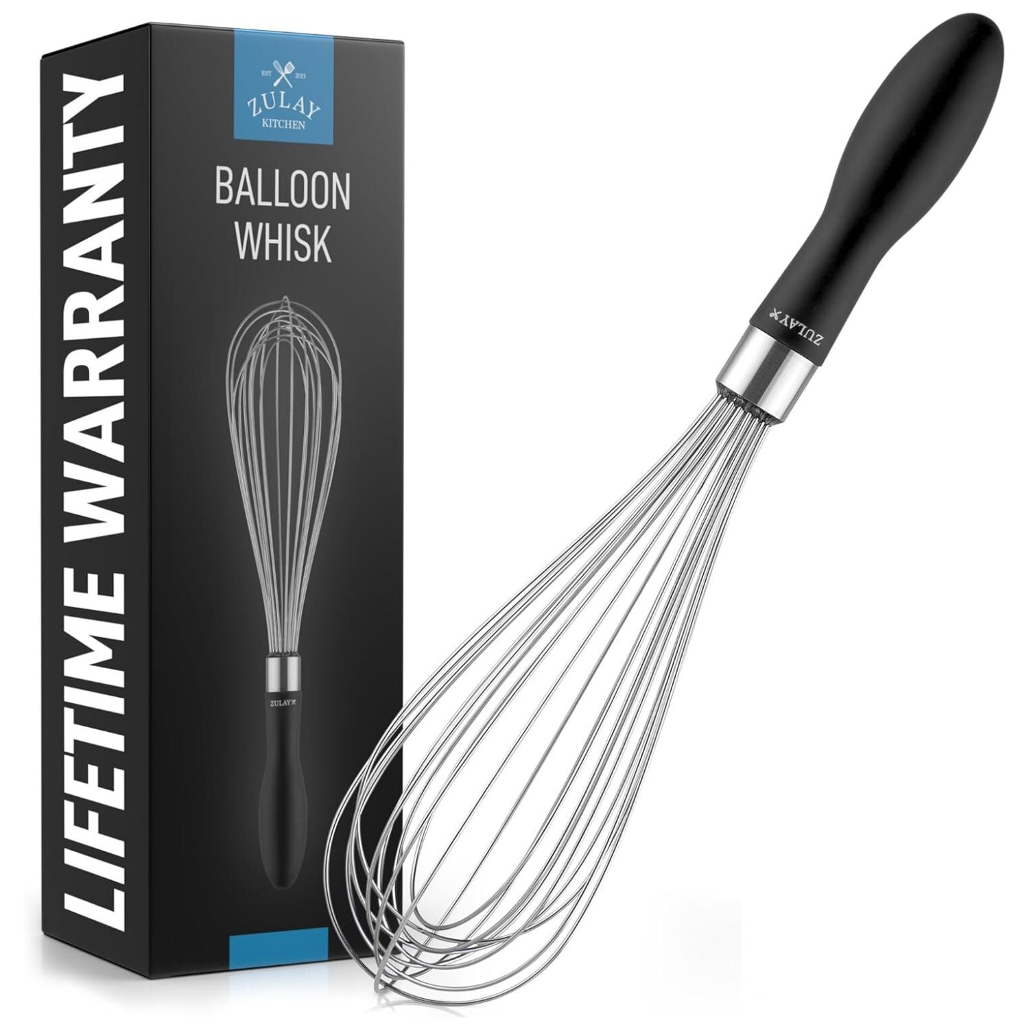 11-Inch Stainless Steel Balloon Whisk by Zulay Kitchen