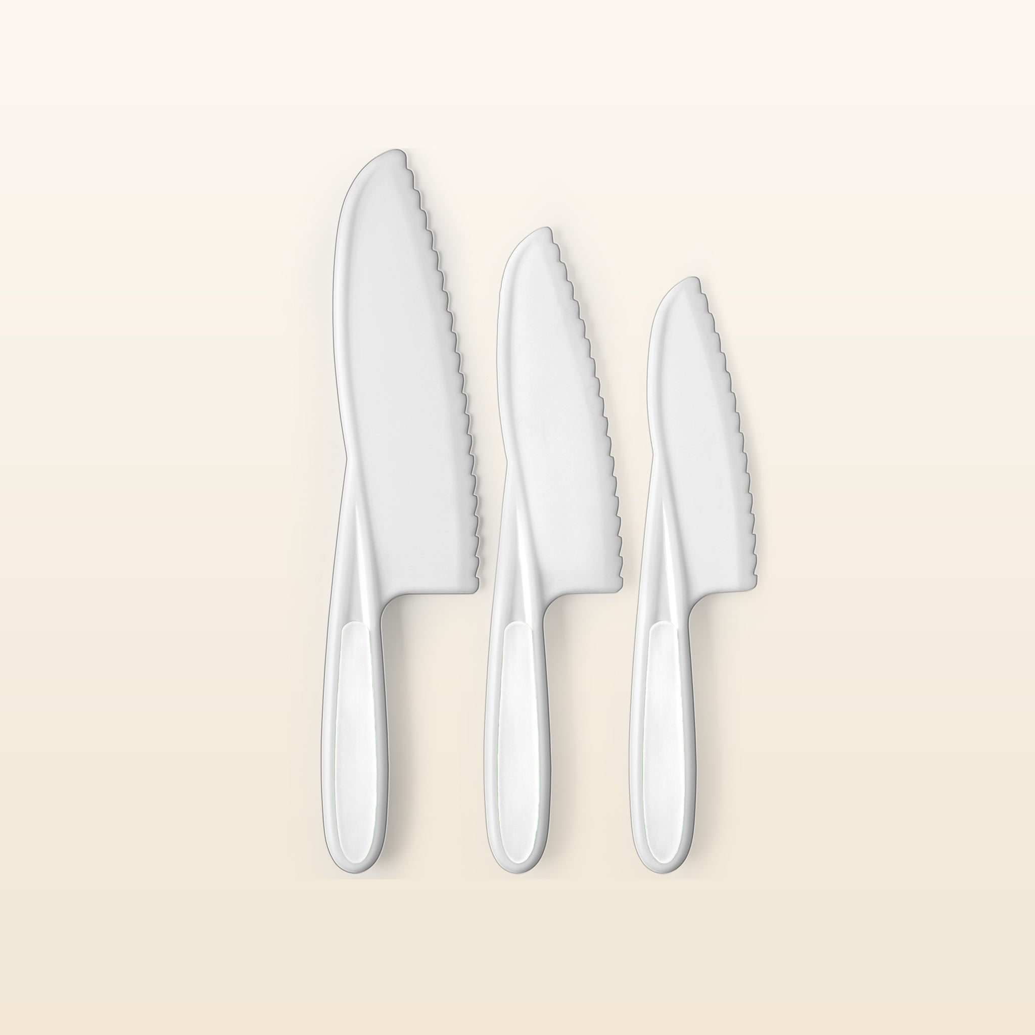 Kids Knife Set - White by Zulay Kitchen