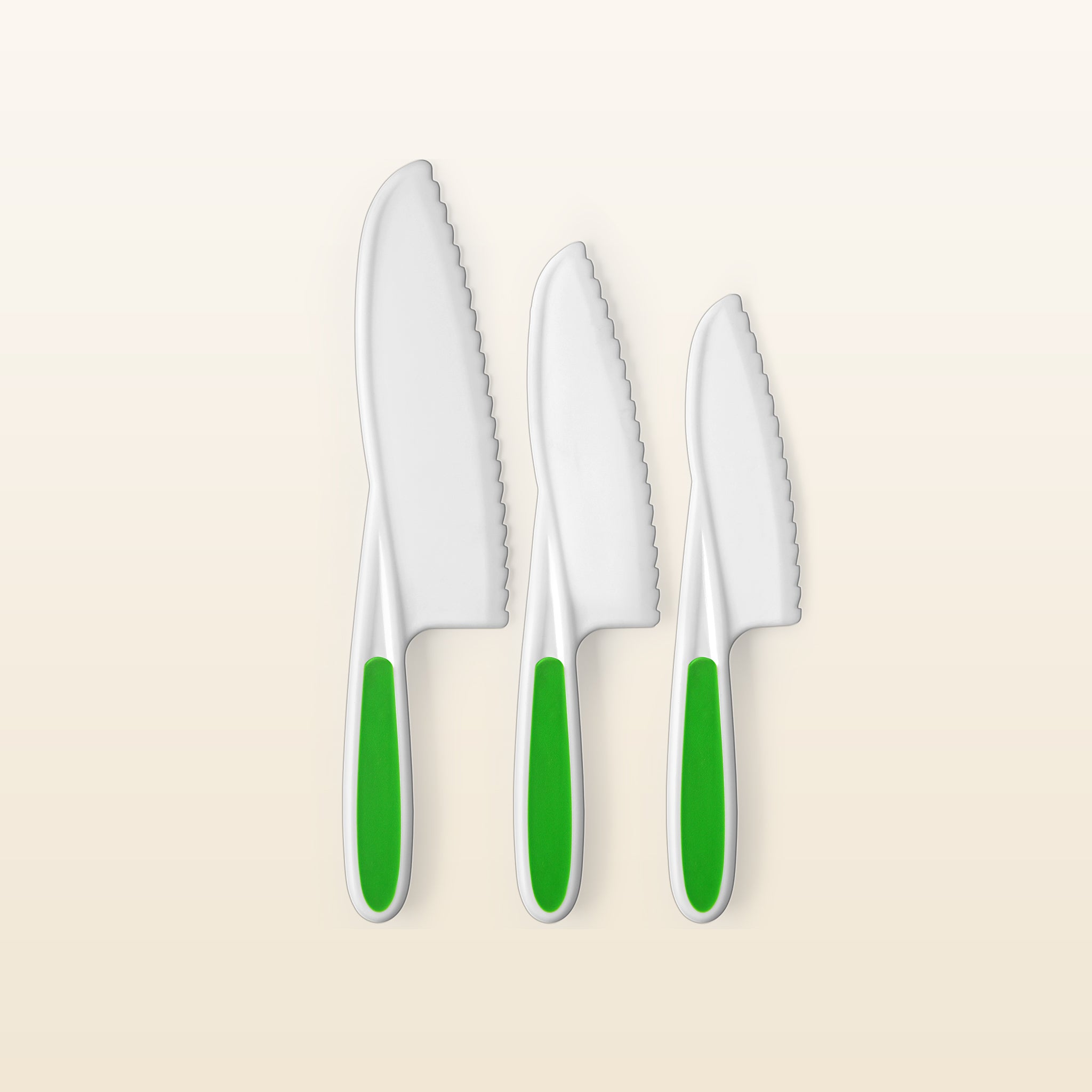 Kids Knife Set - Christmas Green by Zulay Kitchen