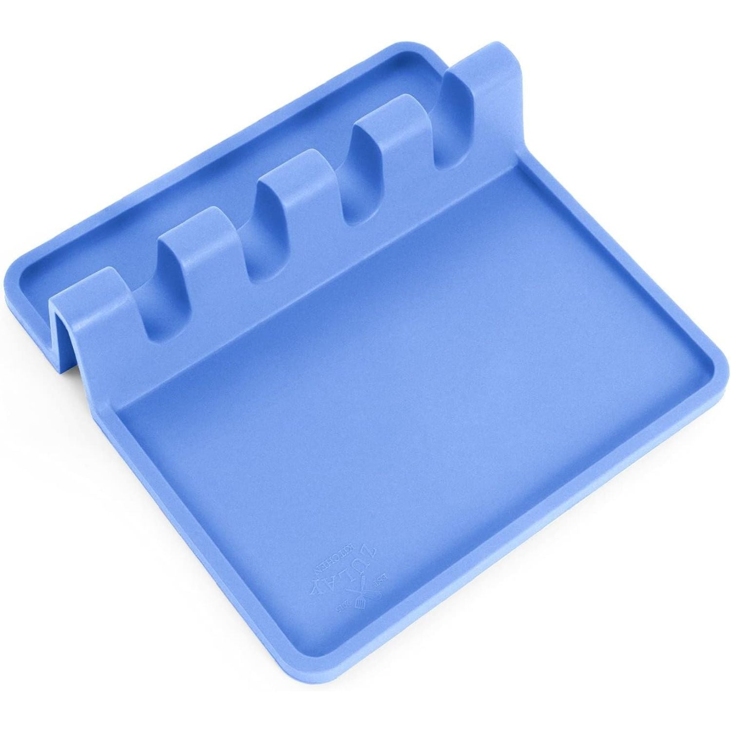 Zulay Kitchen Silicone Multipurpose Tray Holder Gray