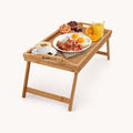 Bamboo Breakfast Bed Tray by Zulay Kitchen