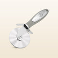 Gray Pizza Cutter Wheel With Non Slip Ergonomic Handle by Zulay Kitchen