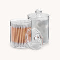 Qtip Holder Bathroom Canisters by Zulay Home