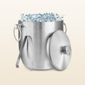 Ice Bucket With Lid, Strainer and Tongs by Zulay Kitchen