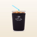 Reusable Iced Coffee Sleeve	Black Sleeve by Zulay Kitchen