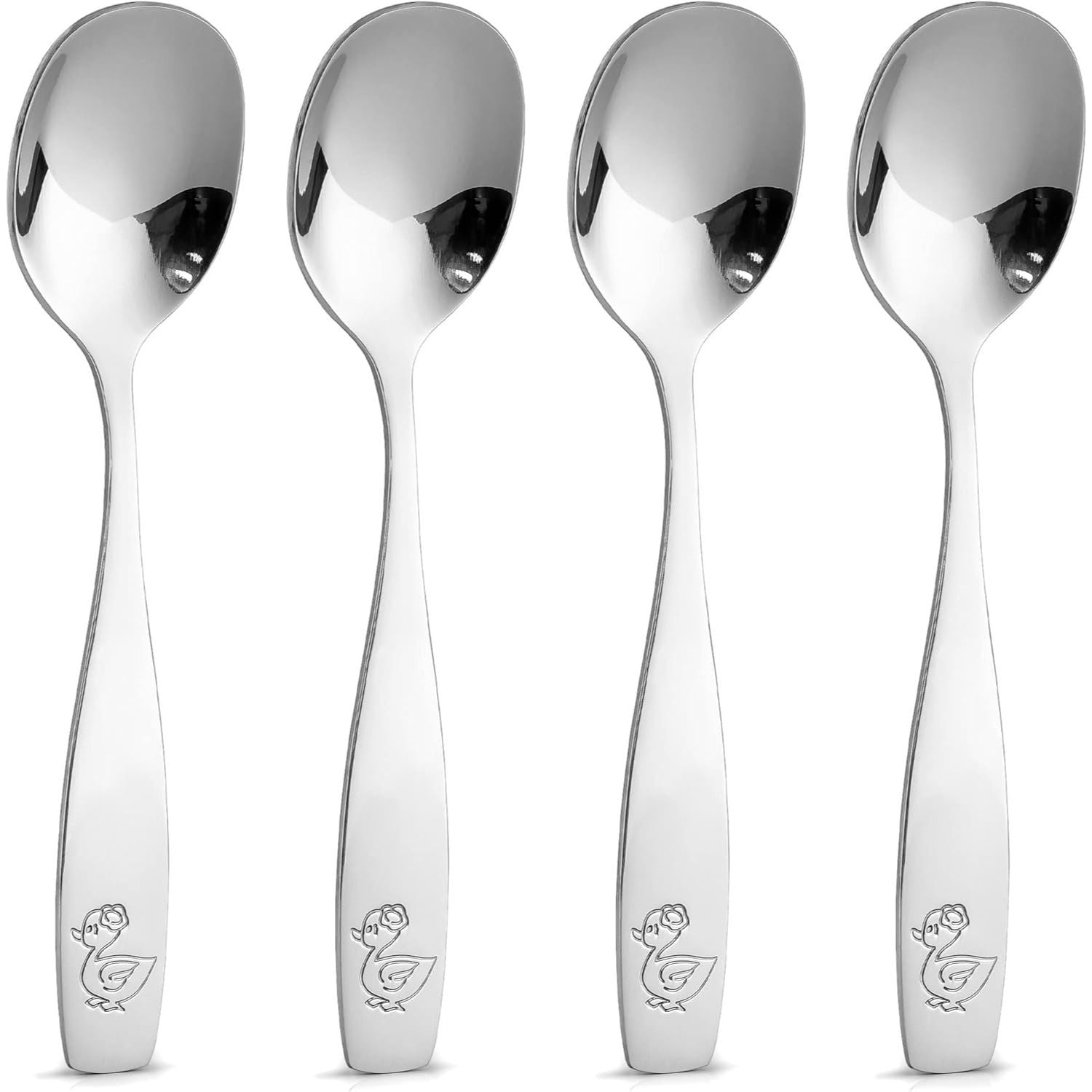 Baby Utensils Toddler Learning Feeding Spoon And Fork Gadgets