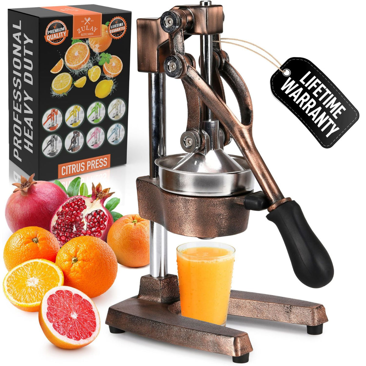 Premium Citrus Juicer - Manual Citrus Press and Orange Squeezer