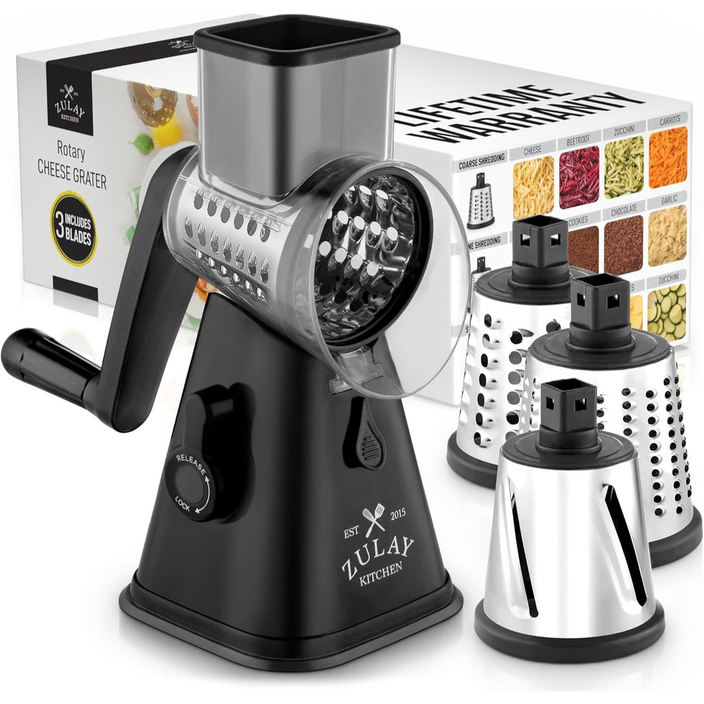 Zulay Cheese Grater - Grating Cheese at Lightening Speed #tiktokshop #, cheese  grater