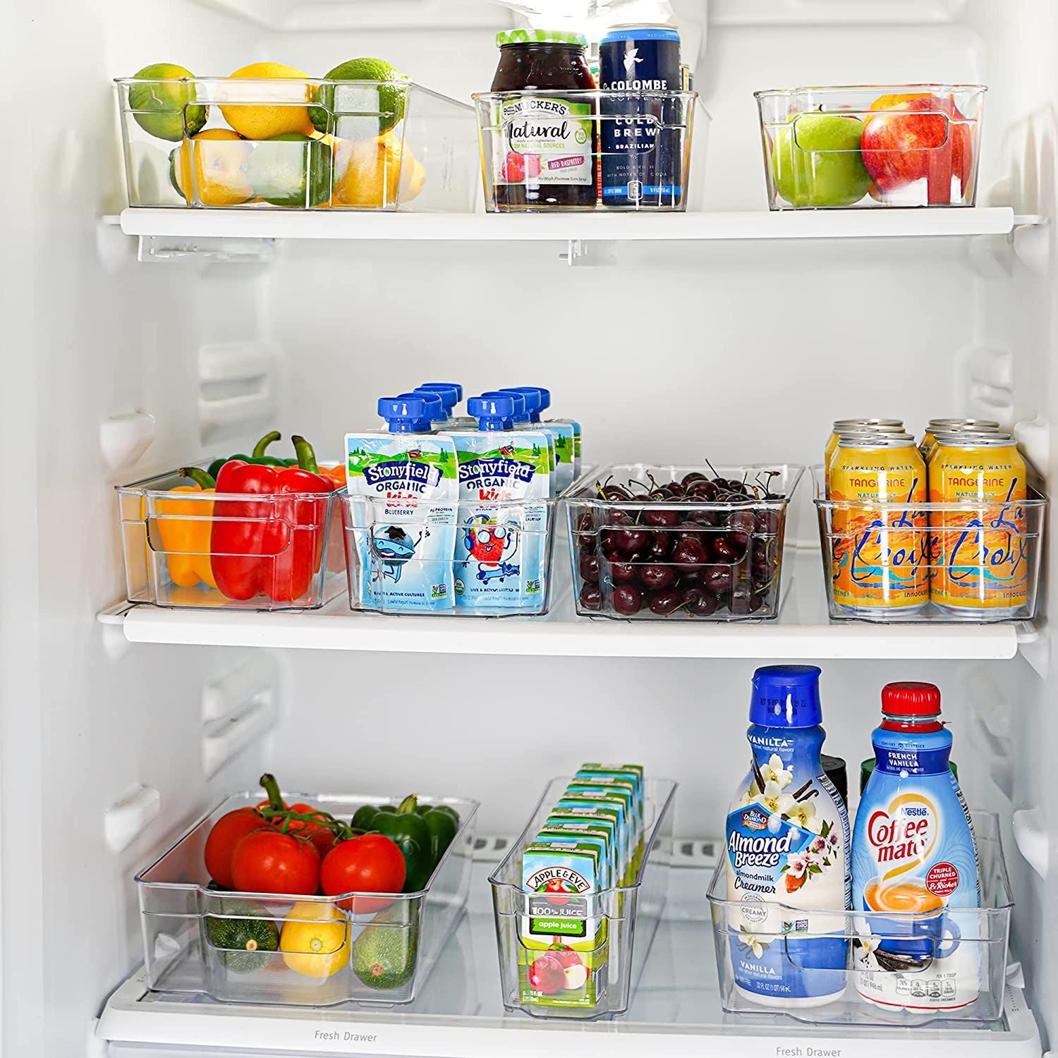 Kitchen Refrigerator Storage Box Transparent Drawer Type – musii