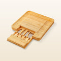 Light Bamboo Cheese Board Set by Zulay Kitchen