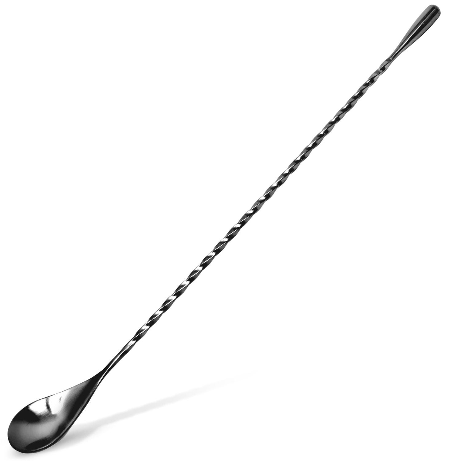 Stainless Steel Cocktail Spoon - Black by Zulay Kitchen