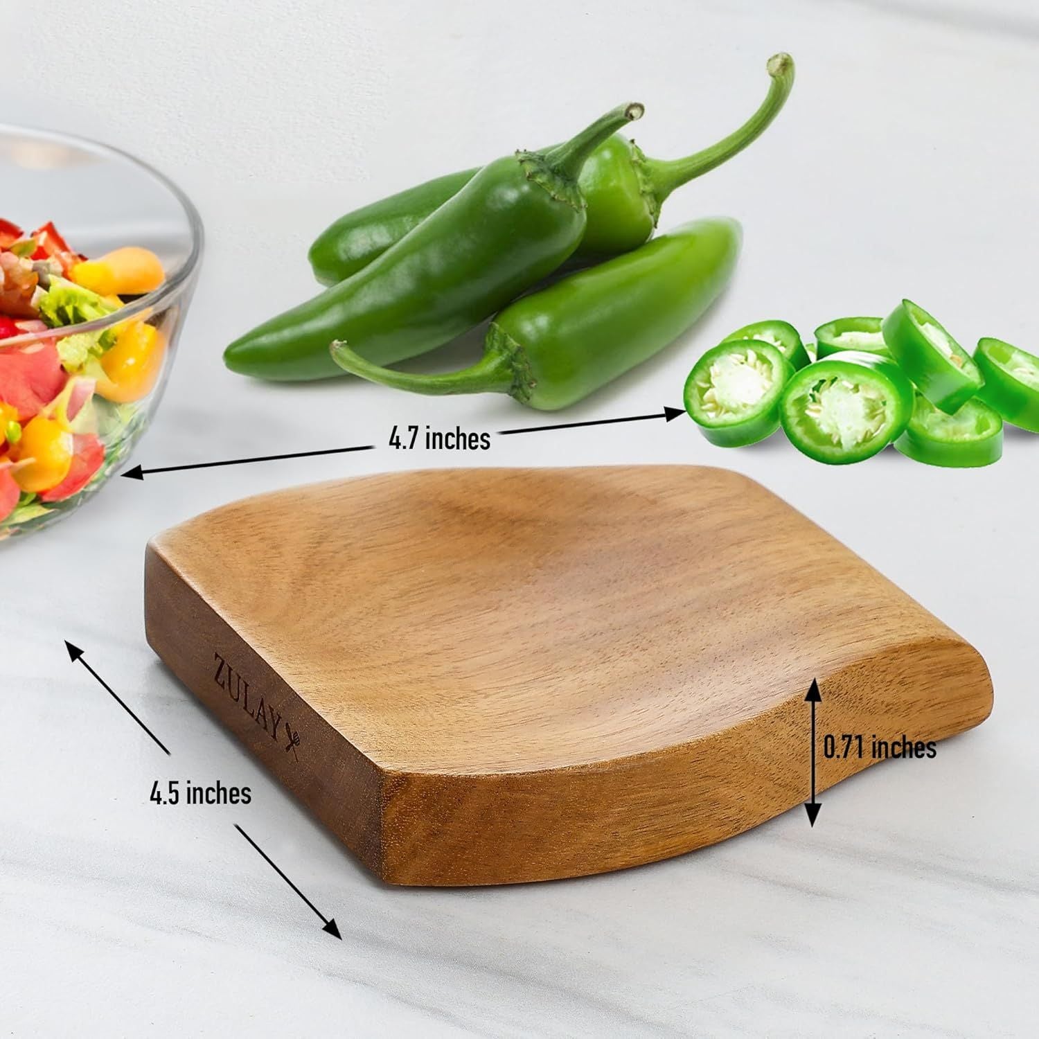 Durable Wooden Spoon Rest by Zulay Kitchen