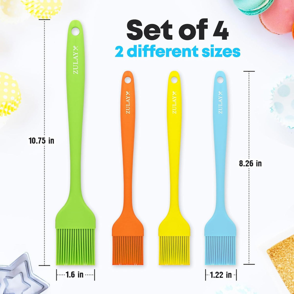 Pastry Brush - 4 Piece Set | Zulay Kitchen