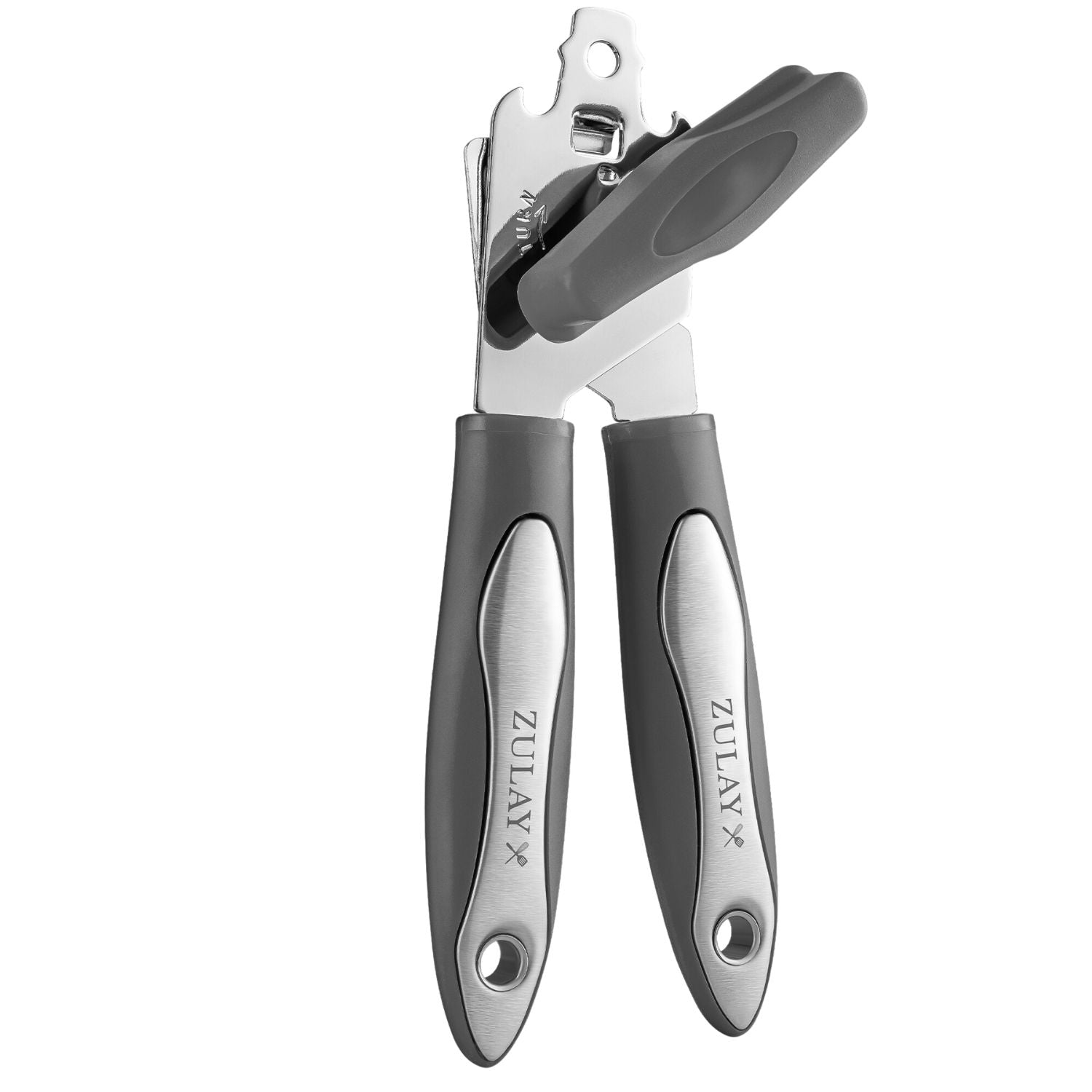 Heavy Duty Can Opener - Charcoal  by Zulay Kitchen