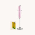 Milk Frother with Stand, Batteries Included - Rose Pink by Zulay Kitchen