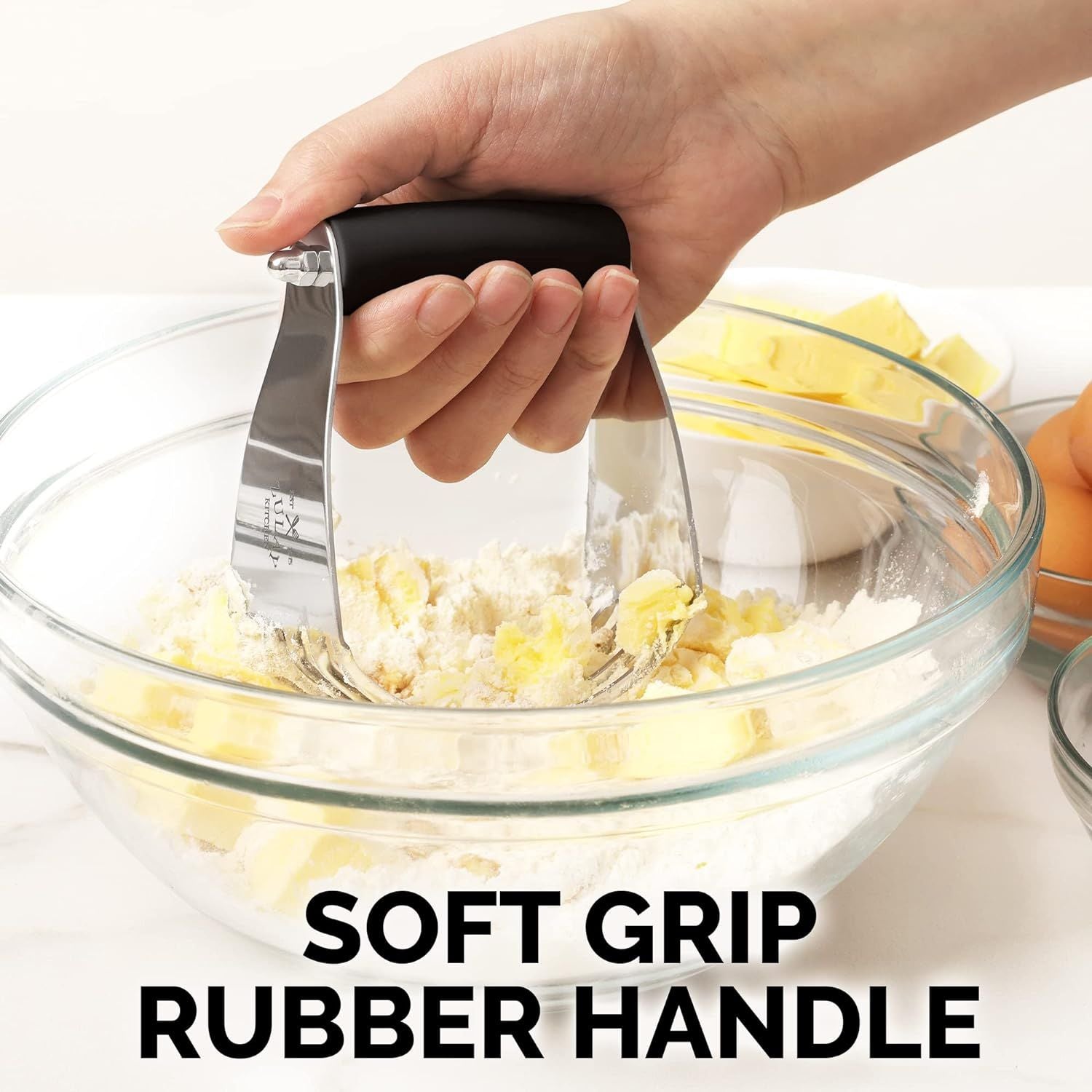 Craft Pastry Dough Cutter w/ Comfortable Grip Handle