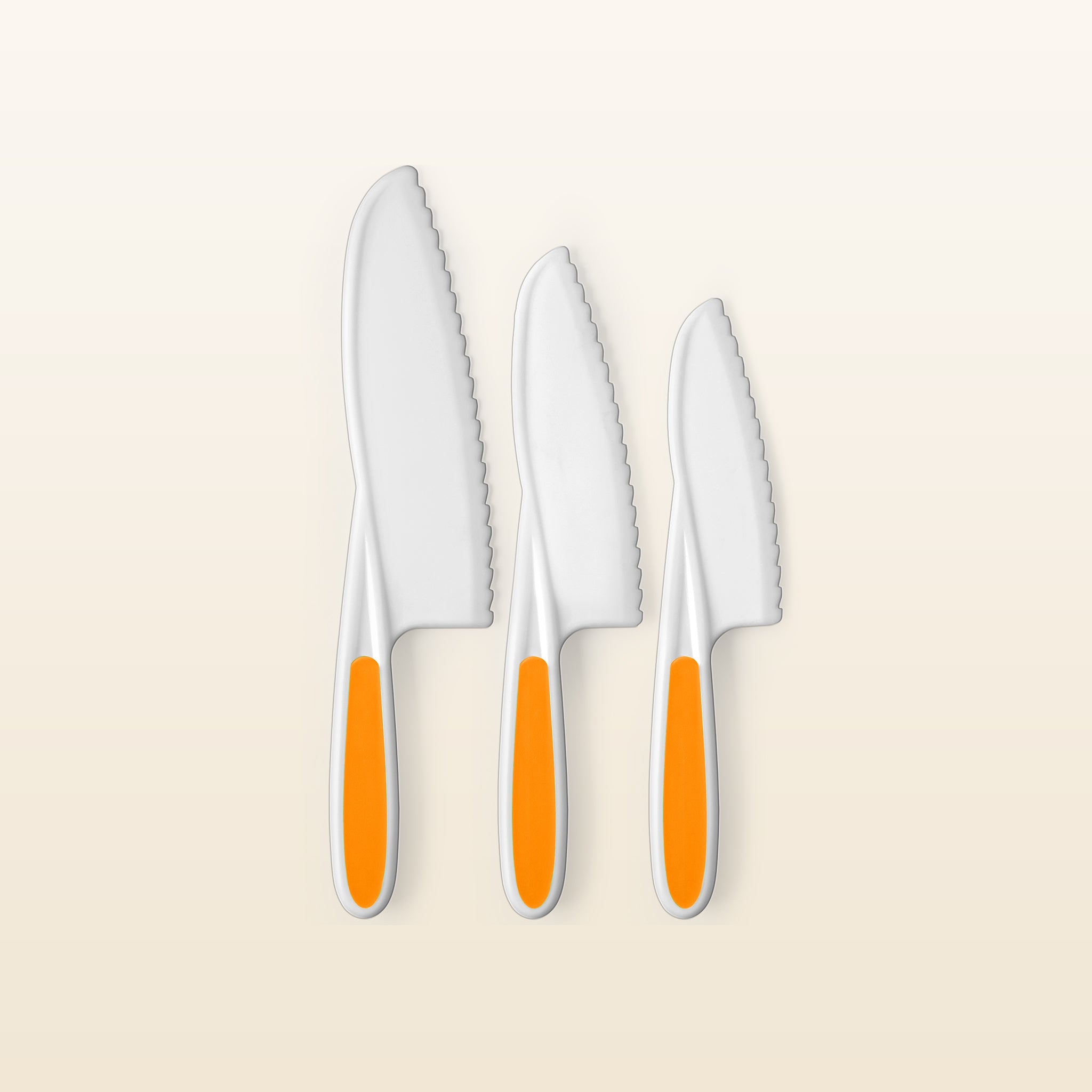 Kids Knife Set - Apricot Orange by Zulay Kitchen