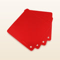 Silicone Trivet Mat Set - 4 Pack (7”x7”) - Red by Zulay Kitchen