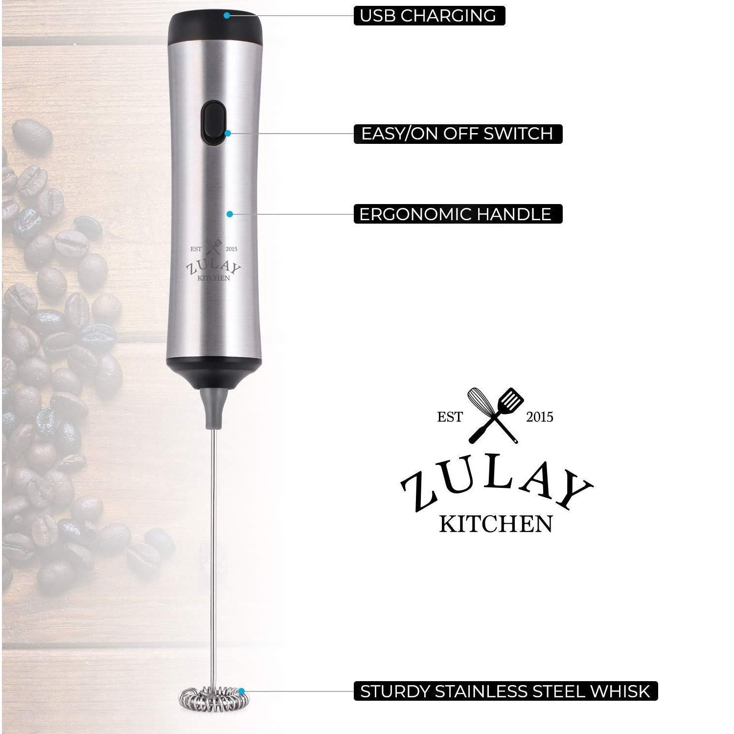 Zulay milk frother Order Now : farry og