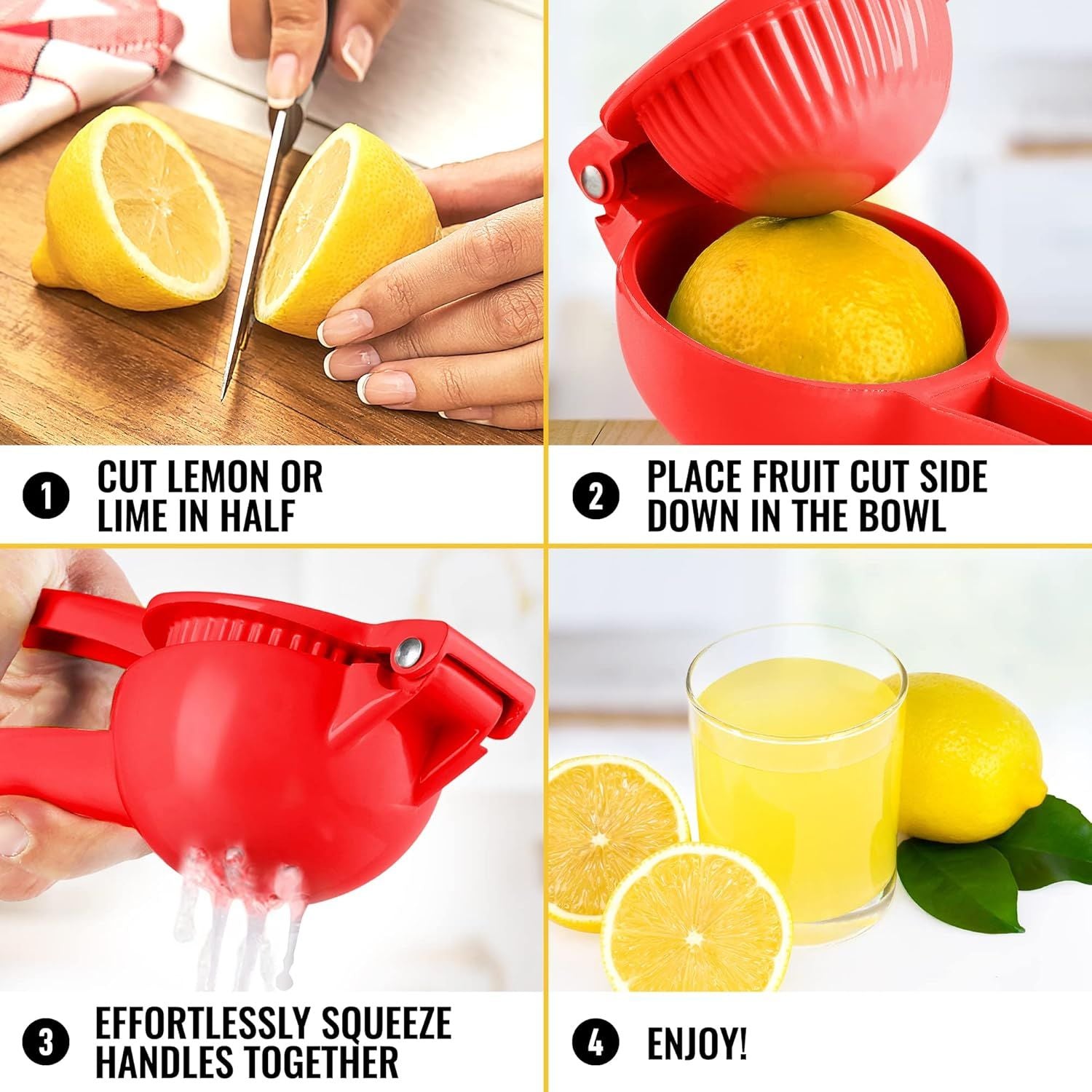 Effortless and Convenient Premium Lemon Squeezer by Zulay Kitchen