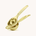 Metal Lemon Squeezer - Single Bowl - Gold by Zulay Kitchen