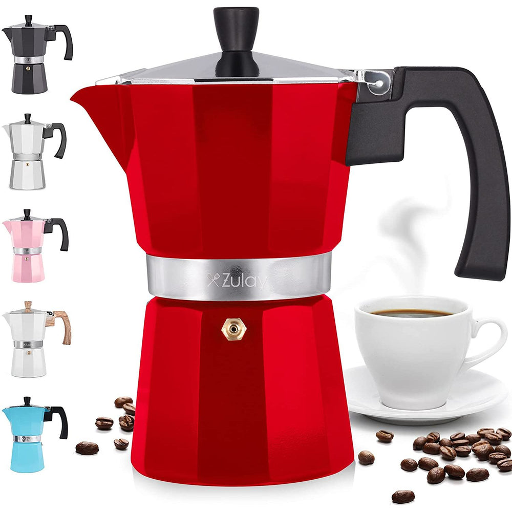 Italian Style Espresso Maker Zulay Kitchen Save Big Today