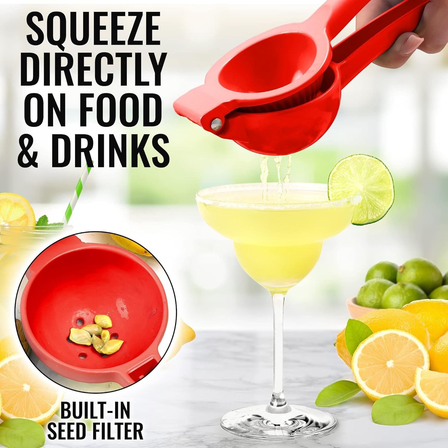 Maximize Every Drop Premium Lemon Squeezer by Zulay Kitchen