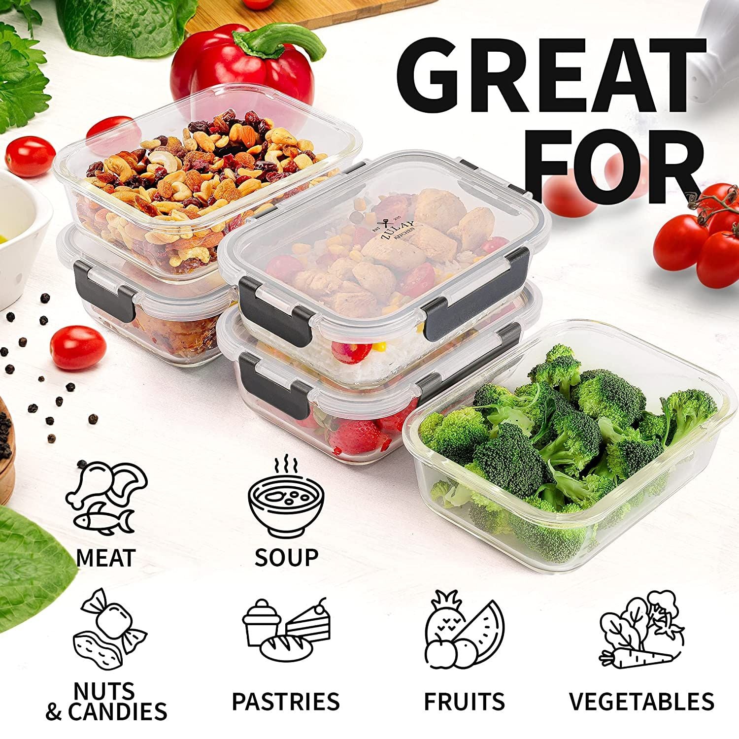 Snap-Lock Lunch Container, Food Containers