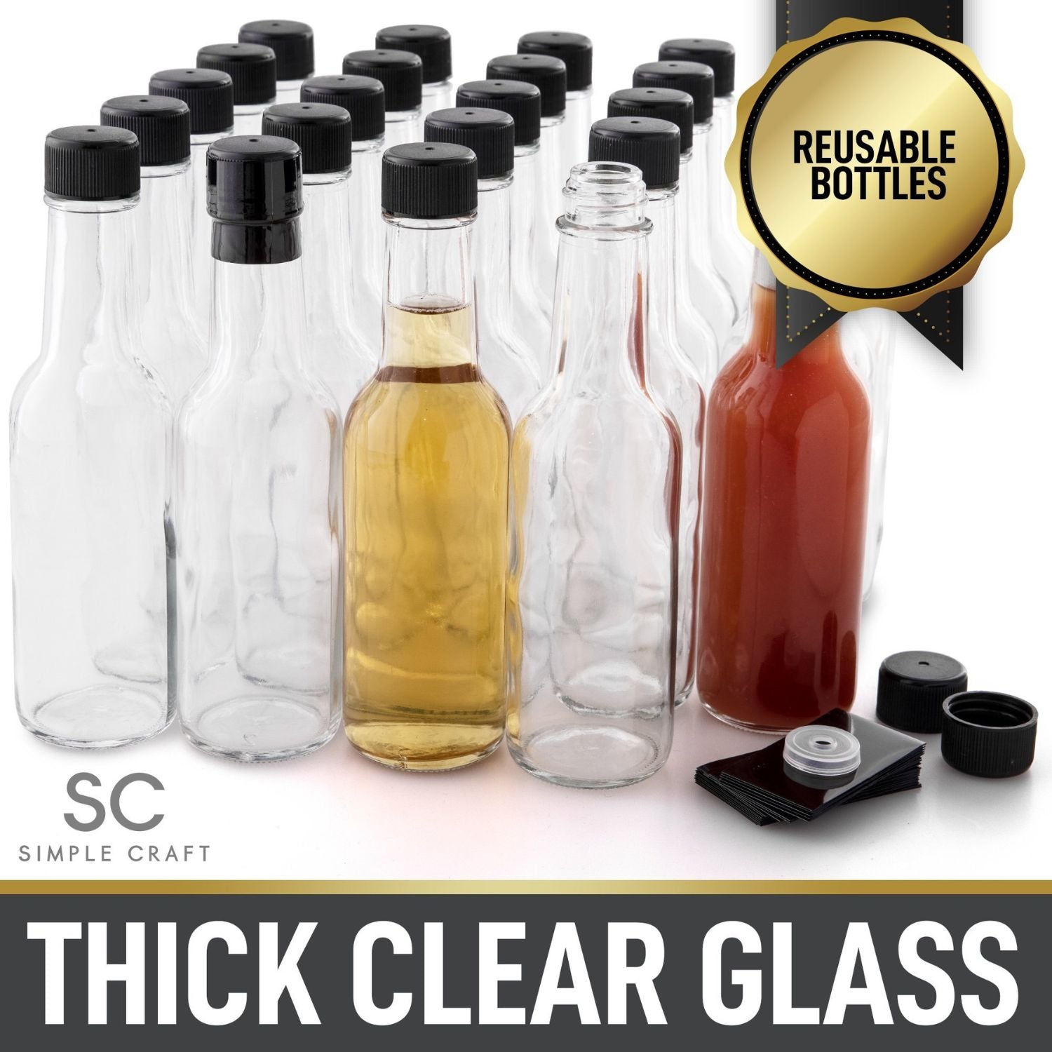 Chef’s Squeeze Bottles – 5-Pack