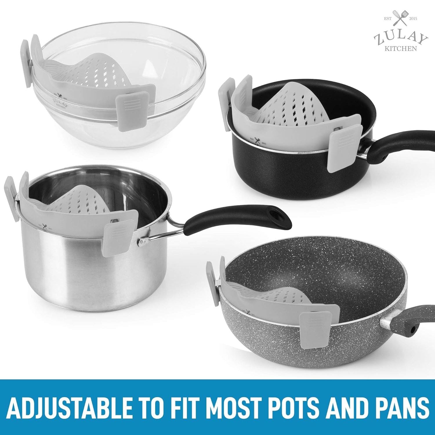 Adjustable to Fit Most Pots and Pans by Zulay Kitchen