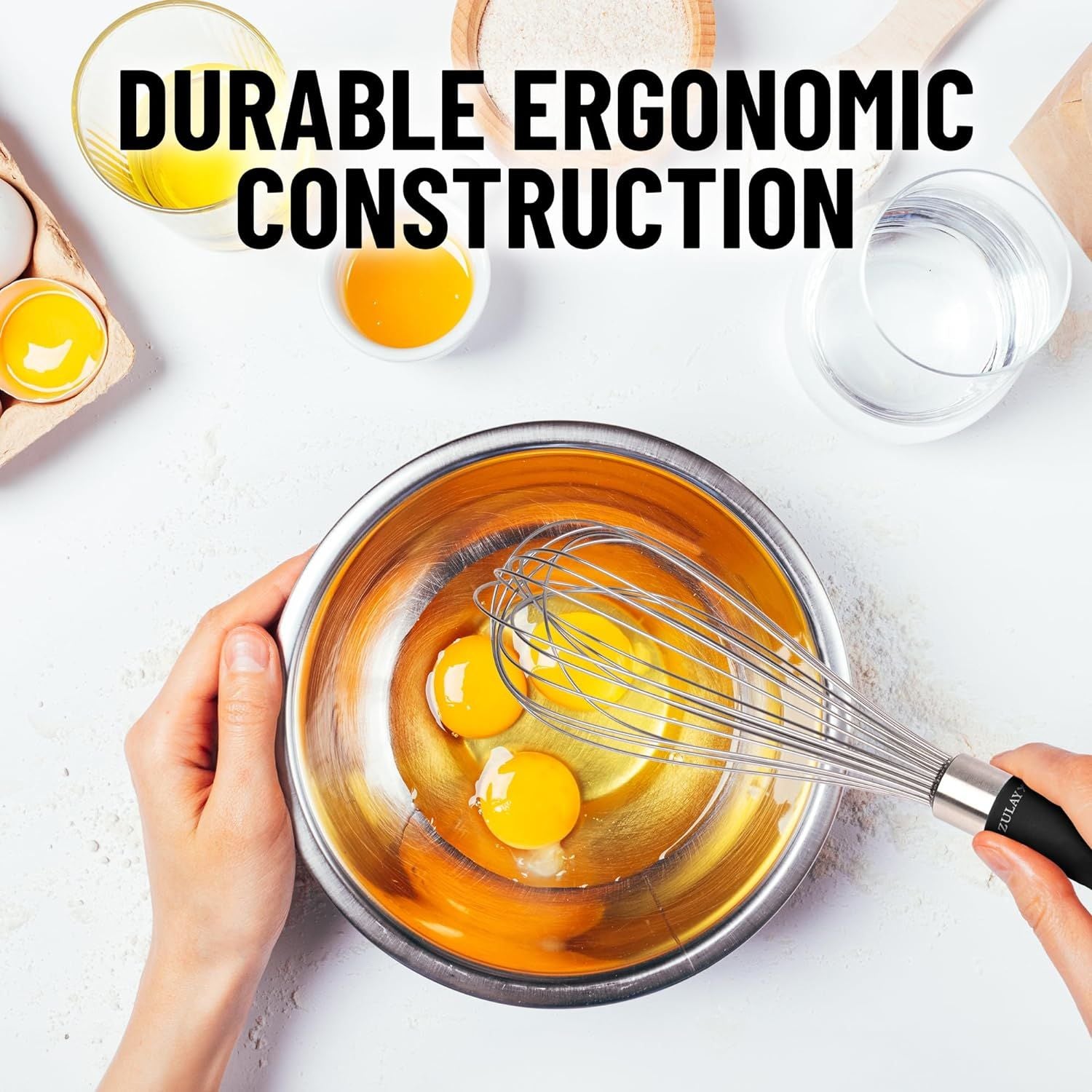 Durable Ergonomic Construction by Zulay Kitchen