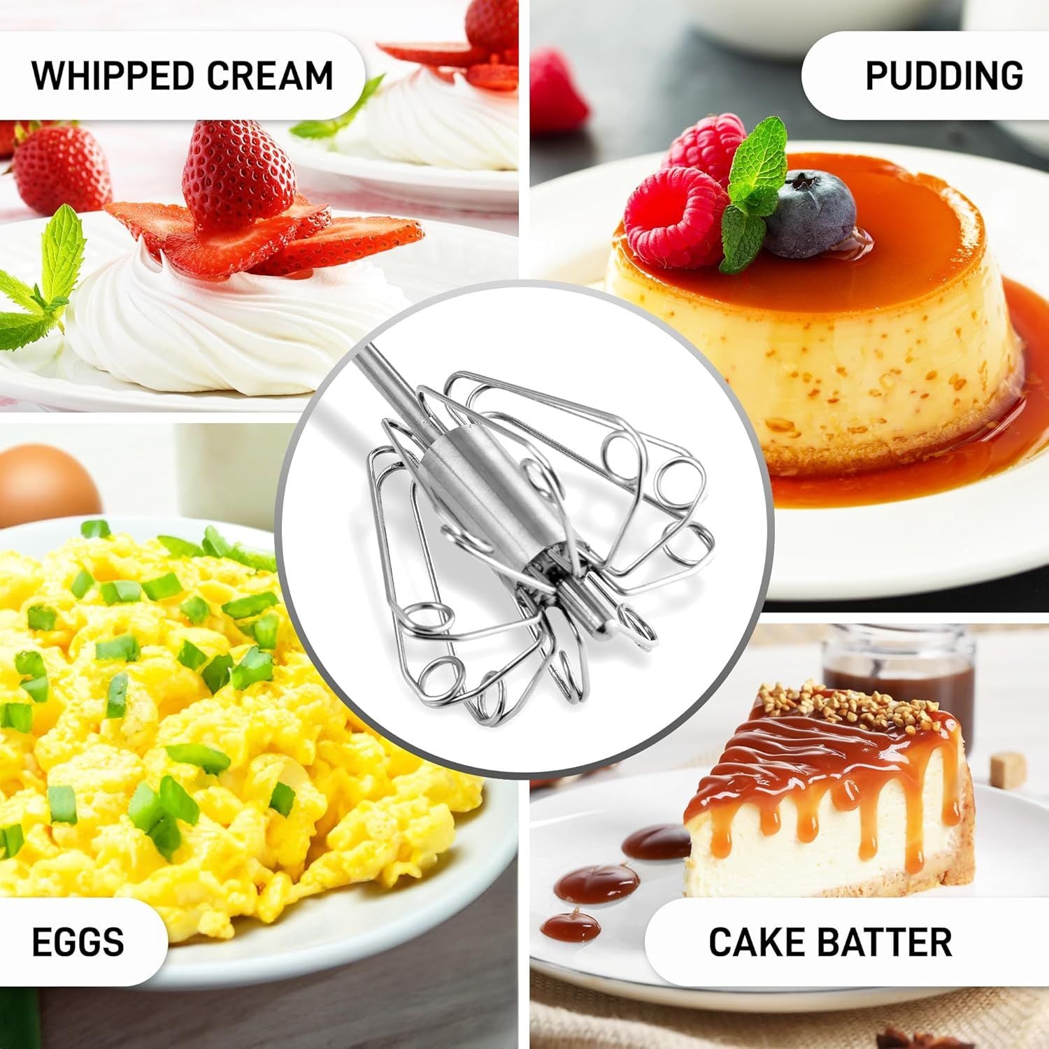 Multipurpose Egg Beater Whisk by Zulay Kitchen