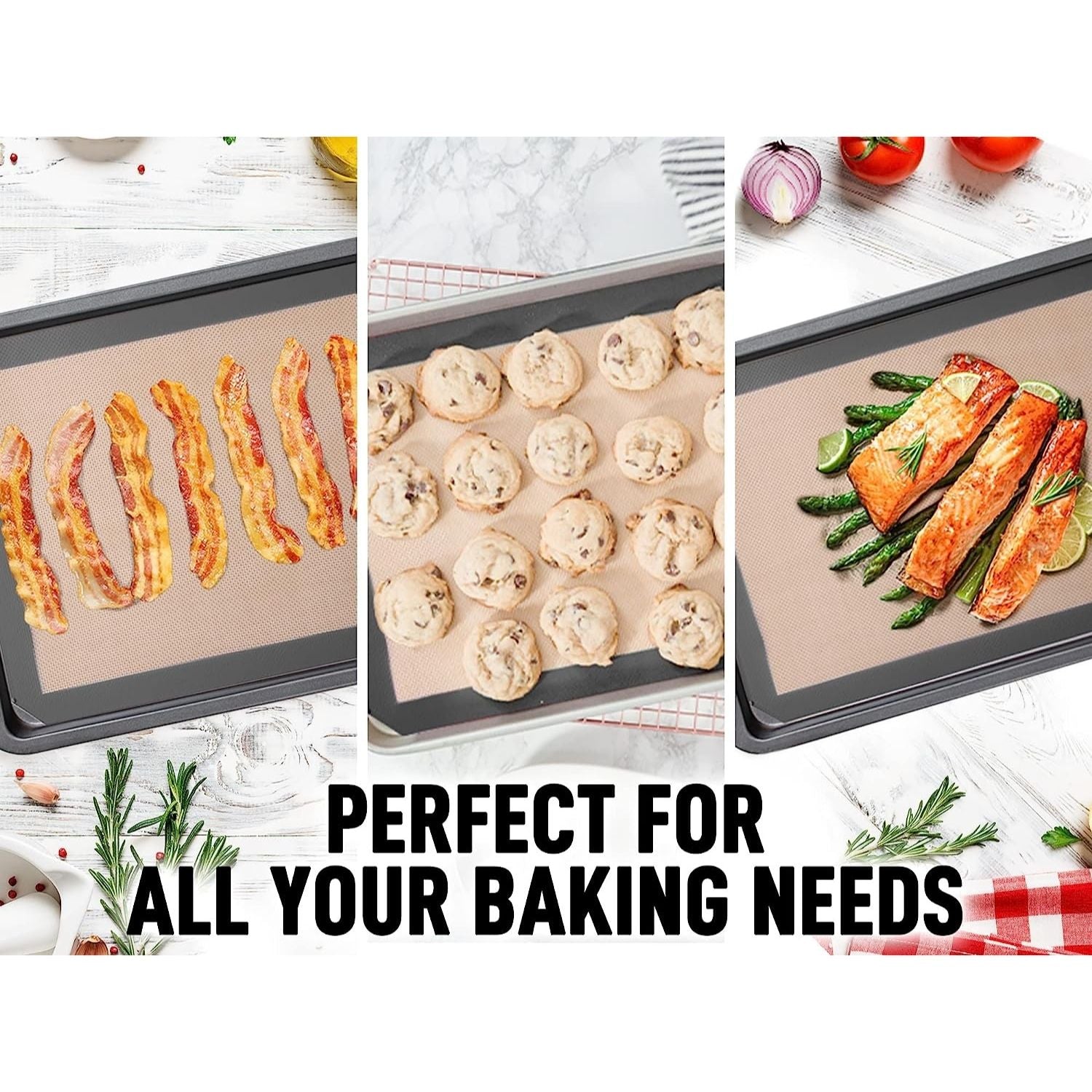 Perfect For All Your Baking Needs Silicone Baking Mat Sheet by Zulay Kitchen