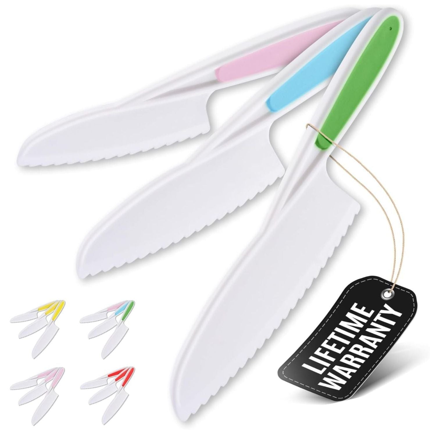 Kids Knife Set - Assorted Colors by Zulay Kitchen