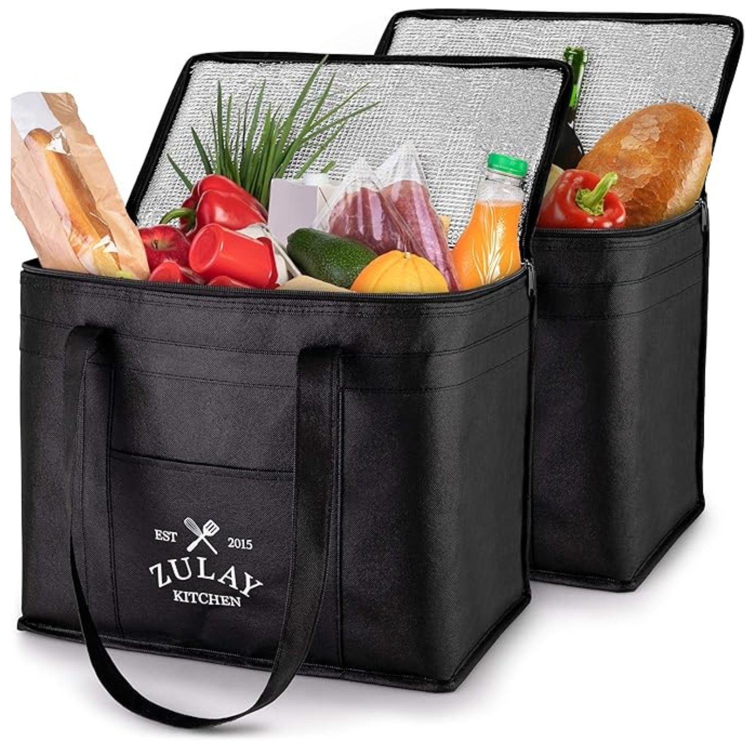 Large Insulated Bag (2 Pack) - Zulay Kitchen