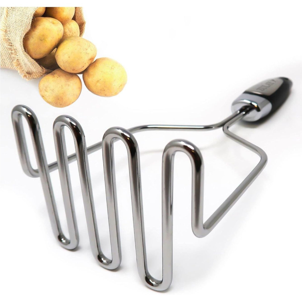 Potatoes Masher Stainless Steel Ricer Puree Juice Maker Integrated Smooth Potato  Smasher For Bean Sweet Potato