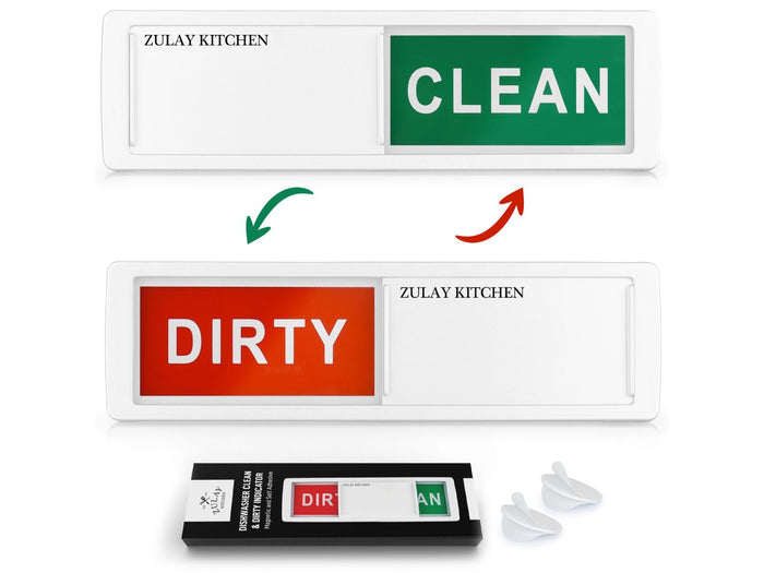 Dishwasher Clean Dirty Magnet Sign | Zulay Kitchen