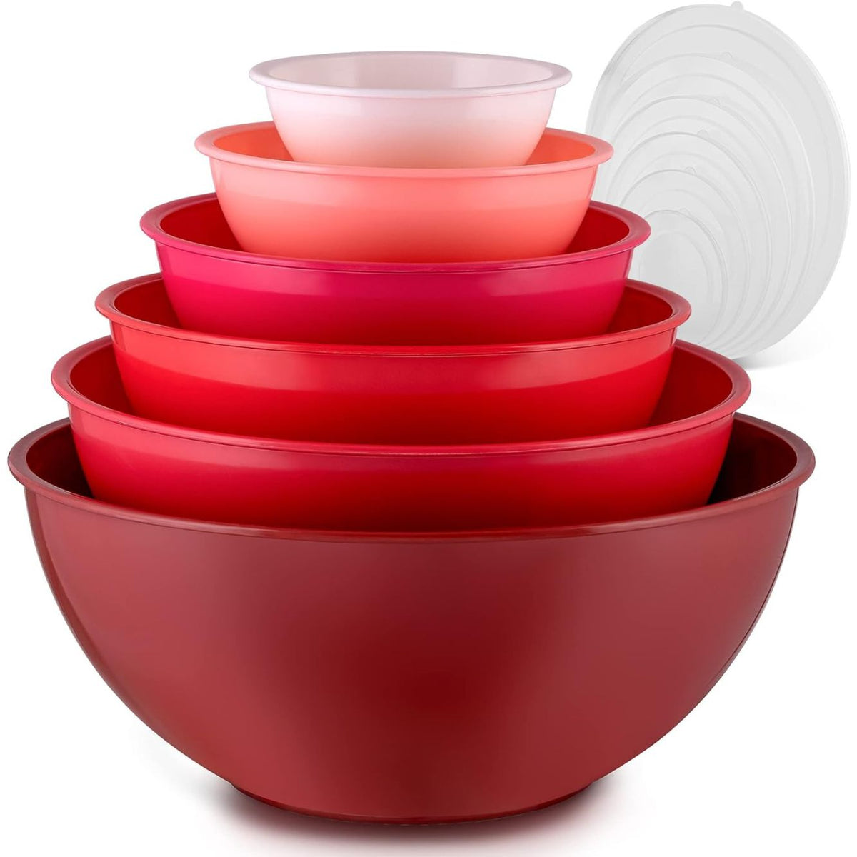 12Pcs 6.8oz/200ml Empty Mixing Bowls With Lids - Leakproof Cosmetic Pl —  CHIMIYA