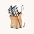 Stainless Steel Kitchen Knife Set - 12pc Light Brown by Zulay Kitchen